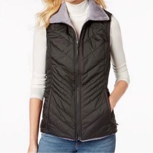 THE NORTH FACE MOSSBUD INSULATED REVERSIBLE VEST WOMEN'S -ASPHALT GREY/MID GREY